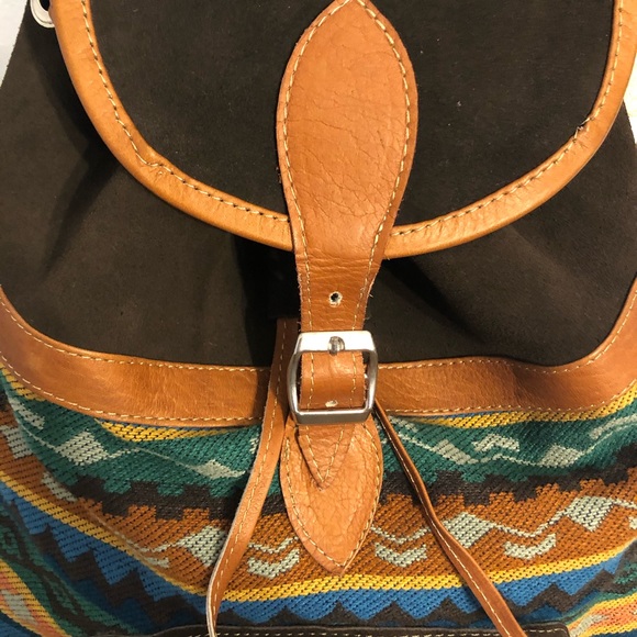 Handmade Tribal Backpack - Picture 3 of 4